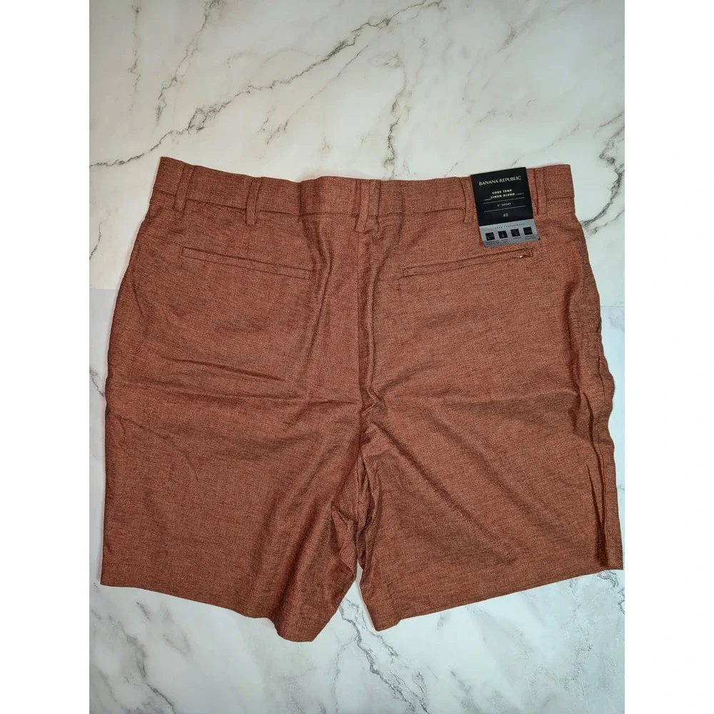 Banana Republic Core Temp Linen Blend Shorts 9